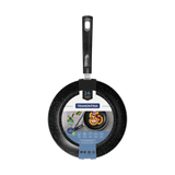 Tramontina Aluminum Frying Pan with Interior and Exterior Starflon Max Nonstick Coating and Bakelite Handle 24 cm 1.2 L Blue