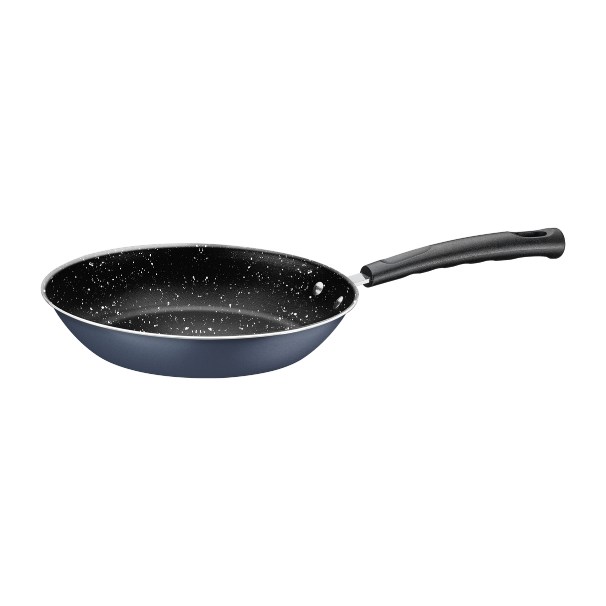Tramontina Aluminum Frying Pan with Interior and Exterior Starflon Max Nonstick Coating and Bakelite Handle 26 cm 1.8 L Blue
