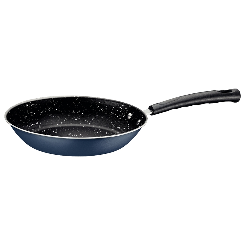 Tramontina Aluminum Frying Pan with Interior and Exterior Starflon Max Nonstick Coating and Bakelite Handle 30 cm, 2.5 L Blue