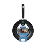 Tramontina Sicília Black Aluminum Frying Pan with Interior and Exterior Starflon Excellent Nonstick Coating 24 cm 1,2 L
