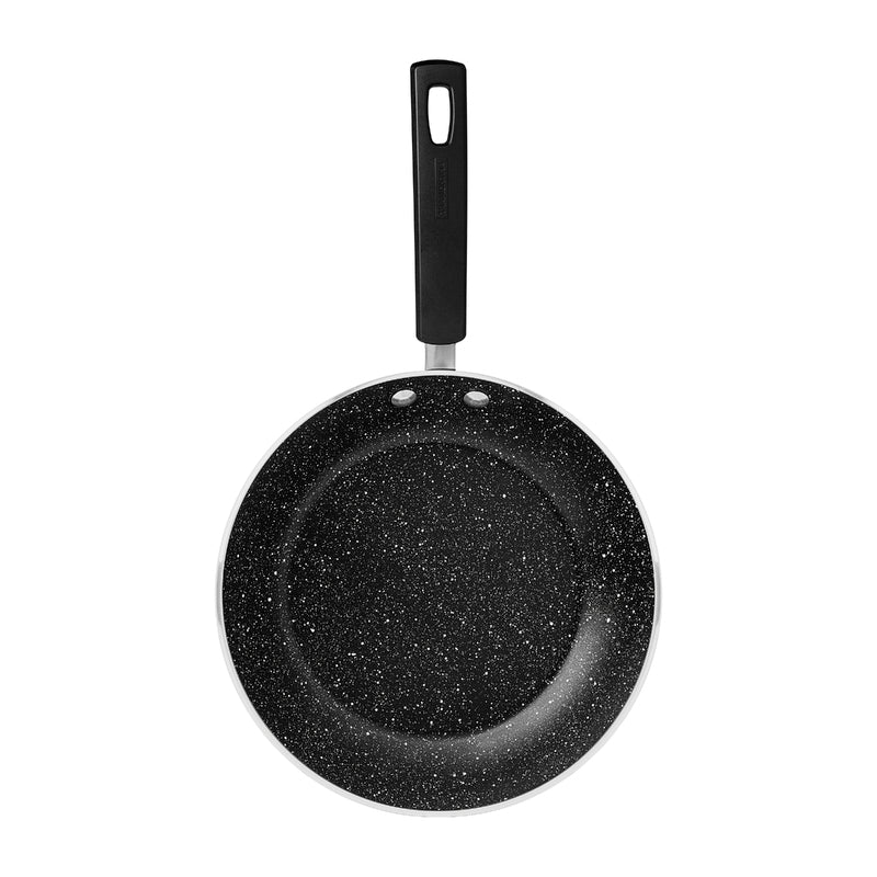 Tramontina Sicília Black Aluminum Frying Pan with Interior and Exterior Starflon Excellent Coating 26 cm 1,8 L