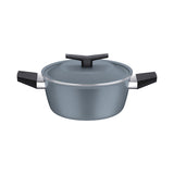 Tramontina Spezia Induction 4-piece Slate Blue Aluminum Cookware set With Interior and Exterior Starflon Excellent