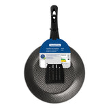 Tramontina Paris Aluminum Frying Pan with Interior and Exterior Starflon Max Lead Nonstick Coating with a Nylon Spatula