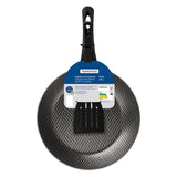 Tramontina Paris Aluminum Frying Pan with Interior and Exterior Starflon Max Lead Nonstick Coating with a Nylon Spatula