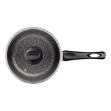 Tramontina Paris Aluminum Sauce Pan with Interior and Exterior Starflon Max Lead Nonstick Coating with a Glass Lid, 20 cm 2,9 L