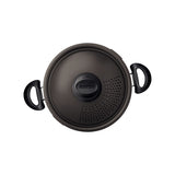 Tramontina Paris Aluminum Pasta Cooker with Interior and Exterior Starflon Max Lead Nonstick Coating with Aluminum Lid, 24 cm 7,3 L