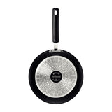 Tramontina Mônaco Induction Aluminum Frying Pan with Black Interior and Exterior Starflon Premium Nonstick Coating, 20 cm, 1 L