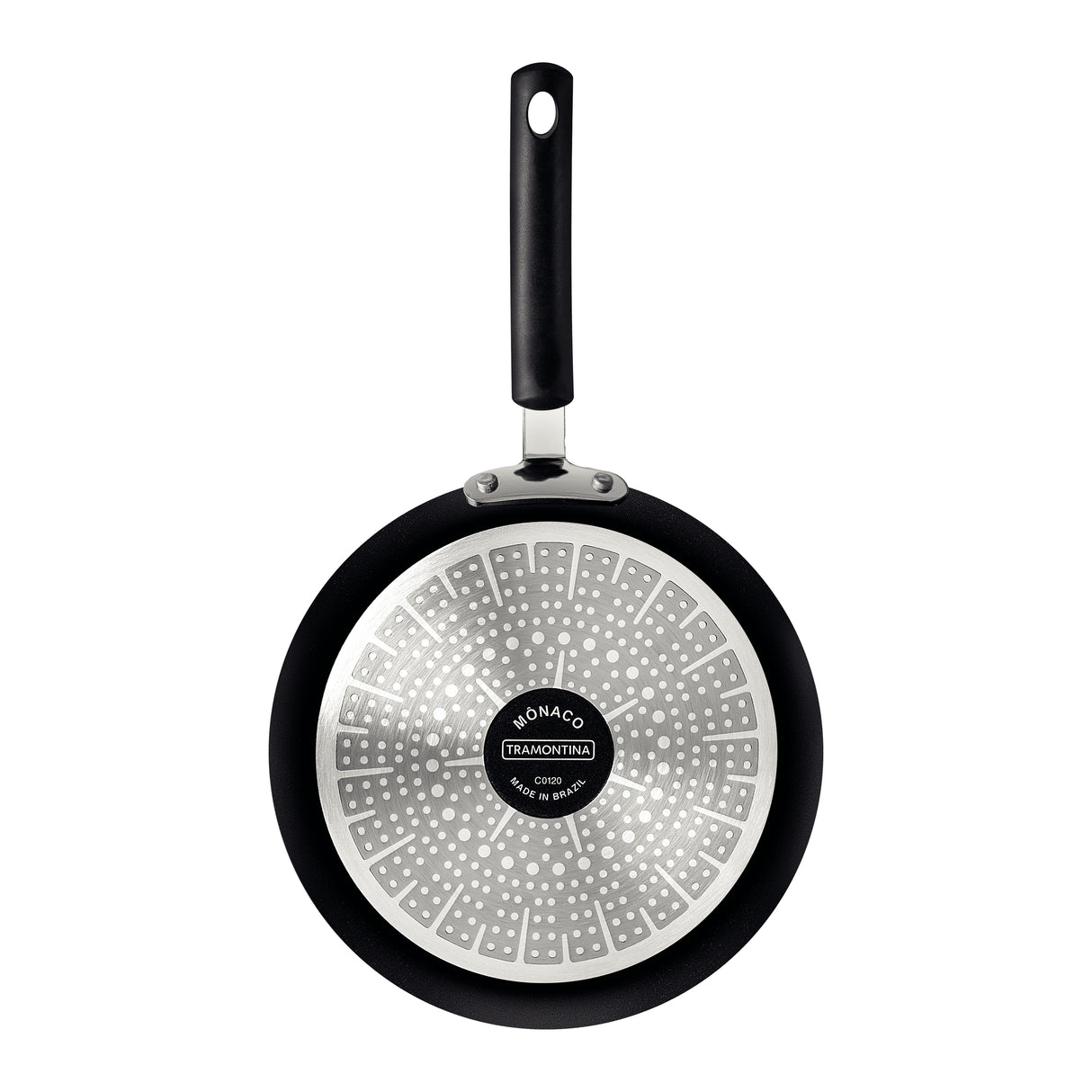 Tramontina Mônaco Induction Aluminum Pancake Mold with Black Interior and Exterior Starflon Premium Nonstick Coating, 22 cm, 0.8 L