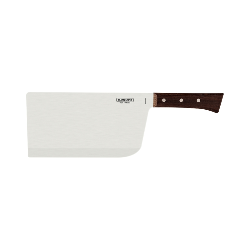 Tramontina Tradicional 10" Cleaver with Stainless-Steel Blade and Natural Wood Handle