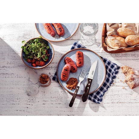 Tramontina Jumbo Steak Knife with Stainless-Steel Blade and Treated Brown Polywood Handle 5"