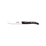 Tramontina Paisano Steak Knife  with Stainless-Steel Blade and Treated Brown Polywood Handle 4"