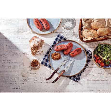 Tramontina Paisano Steak Knife  with Stainless-Steel Blade and Treated Brown Polywood Handle 4"