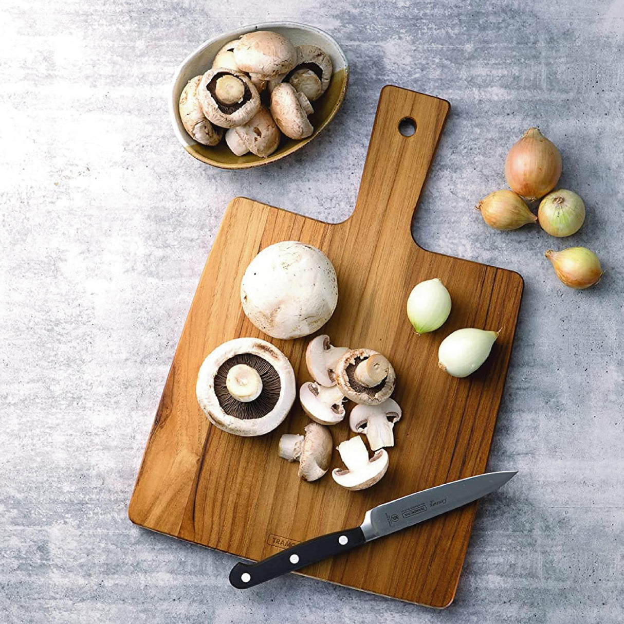 Cutting Board 34 x 23 x 1,5 cm Teak Oil Wood