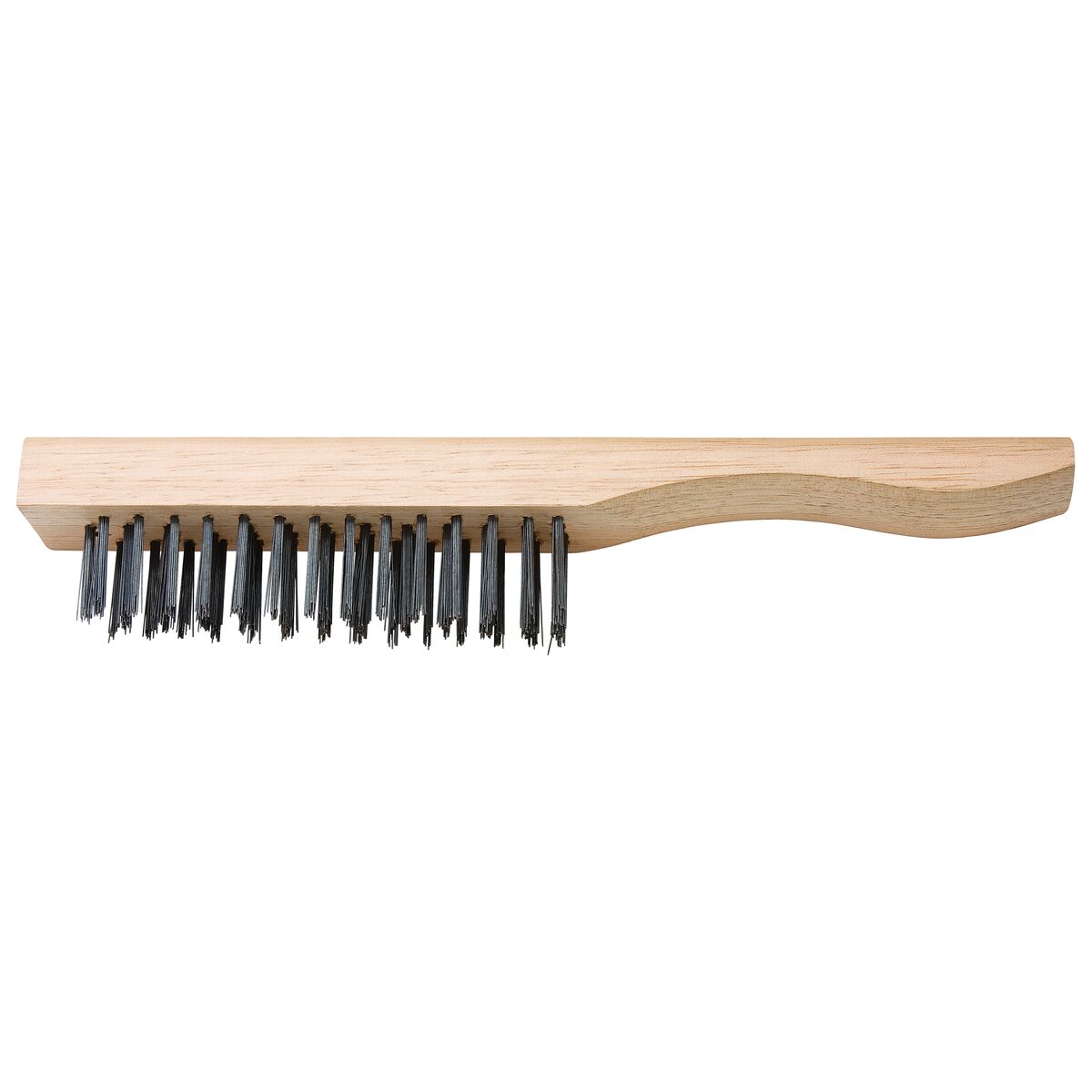 Tramontina 3 Wire Rows Steel Brush with Wood Base