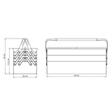 Tramontina Master Cantilever 5 Drawers Tool Box