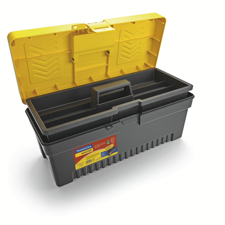 Tramontina Master 17" Plastic Tool Box with Plastic Tray Removable