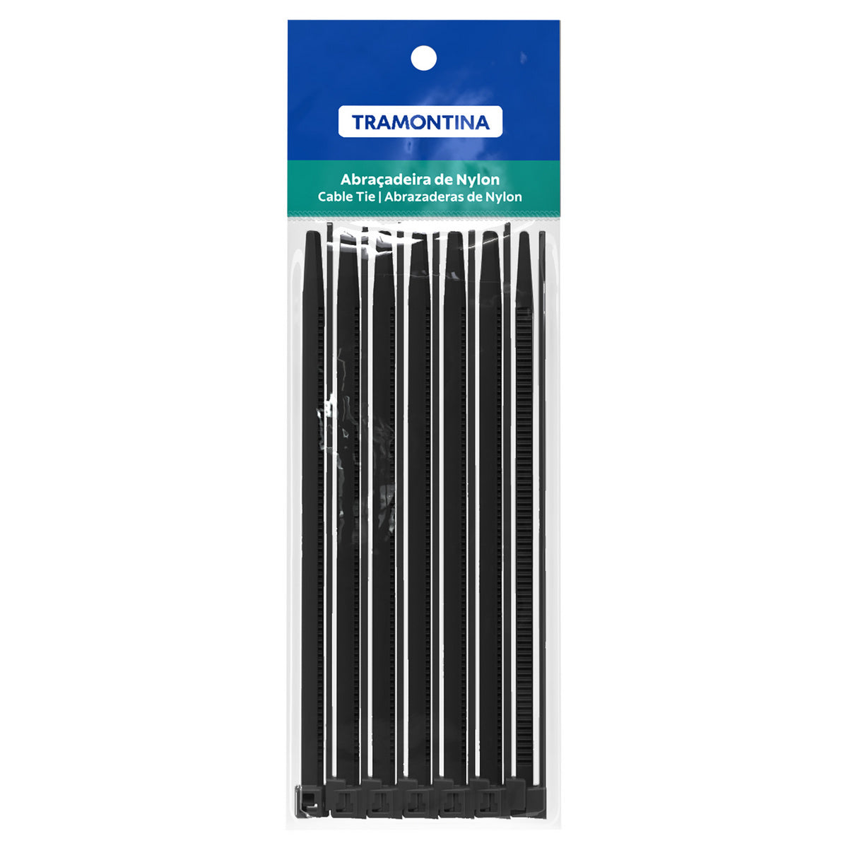 Tramontina 30 Pieces 95mmx2.4mm Black Cable Ties