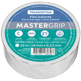 Tramontina white electrical tape class C, 0.13x19 mm, 10 m
