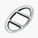 Triple Compartment Dish Service