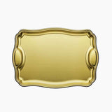 Rectangular Tray Golden 42 cm with Handle Made of Stainless Steel