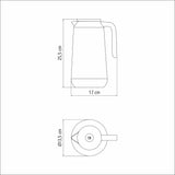 Tramontina Exata Stainless Steel Thermal Kettle 1 L