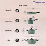 Tramontina Aura 7-Pieces Non-Stick Cookware Set – Sea Green