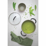 Tramontina Solar Silicon 30cm 8.9L Shallow Stainless Steel Casserole with Tri-ply Bottom