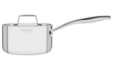 Tramontina Grano 20 cm 3,1 L stainless steel saucepan with tri-ply body, lid and long handle