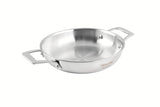 Tramontina Grano 26 cm stainless steel parchment frying pan with tri-ply body, unpackaged