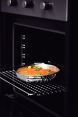 Grano 5-piece stainless steel cookware set with tri-ply body
