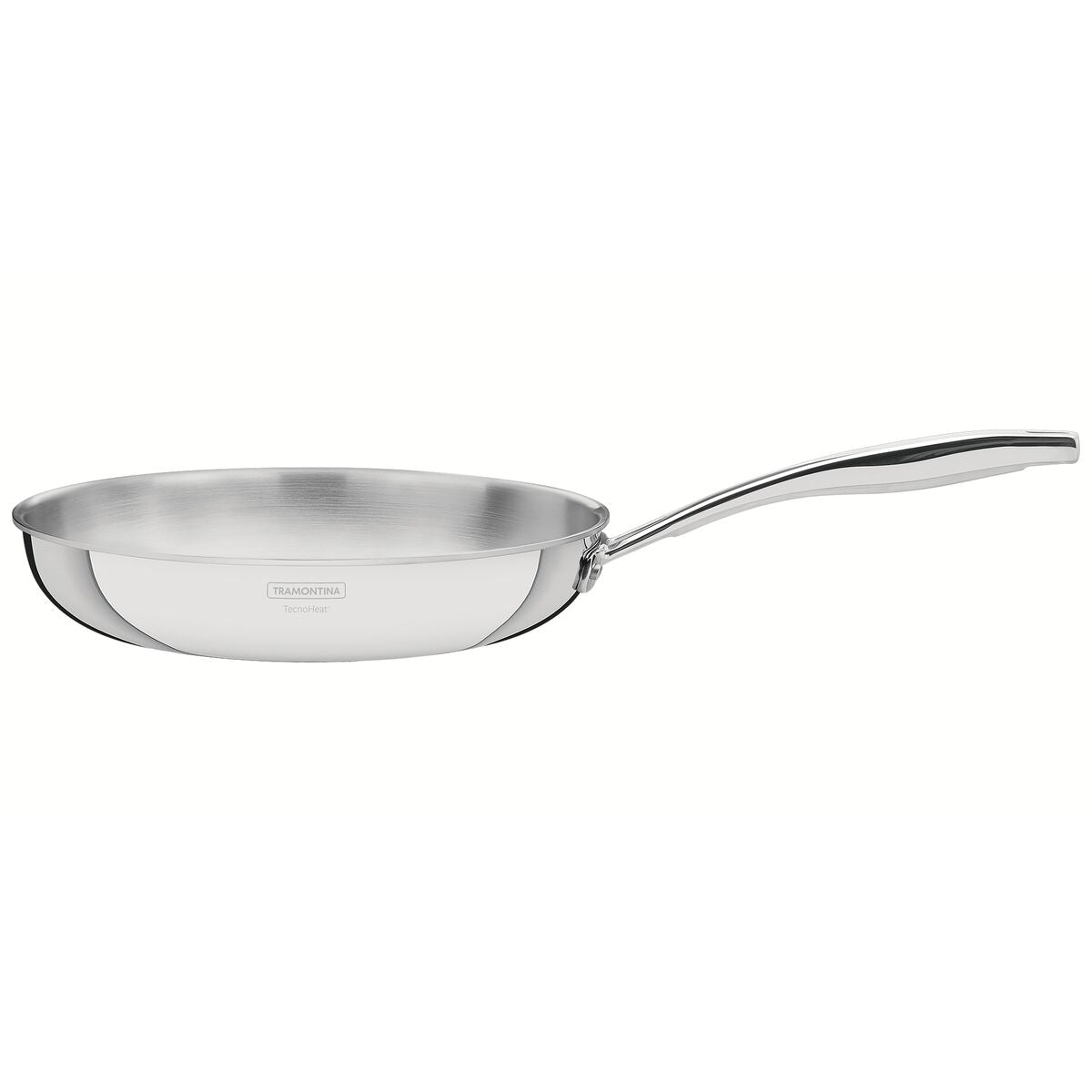 Tramontina Grano 30 cm 3,4 shallow stainless steel frying pan with tri-ply body and long handle