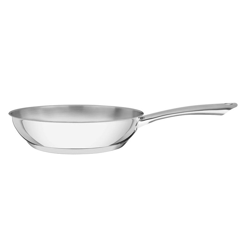 Tramontina Una stainless steel frying pan with tri-ply base