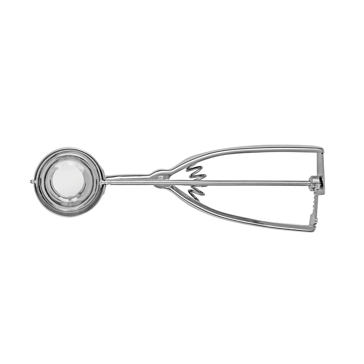 Tramontina Marffim stainless steel ice cream scoop with trigger release
