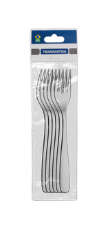 Tramontina Amazonas Stainless Steel Fish Fork Set 6 Pieces