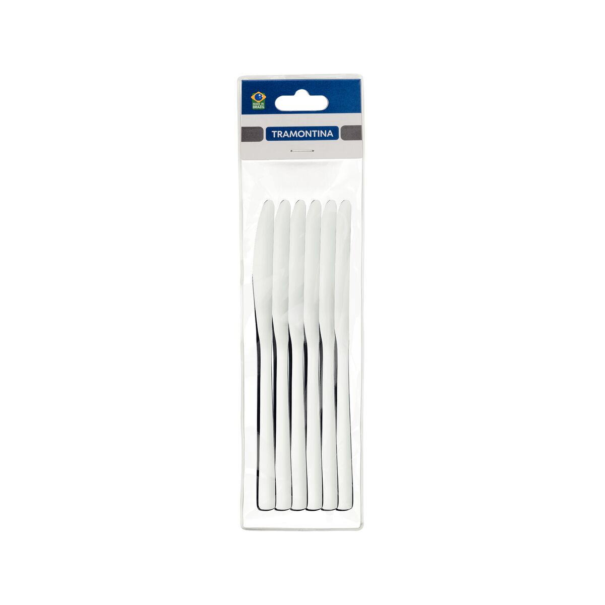 Tramontina Oslo 6 Pieces Stainless Steel Dessert Knife with Gloss Finish
