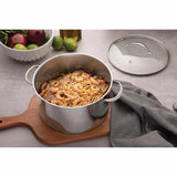 Tramontina Una 7 Pieces Stainless Steel Cookware Set with Tri-ply Bottom
