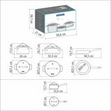 Tramontina Una 7 Pieces Stainless Steel Cookware Set with Tri-ply Bottom