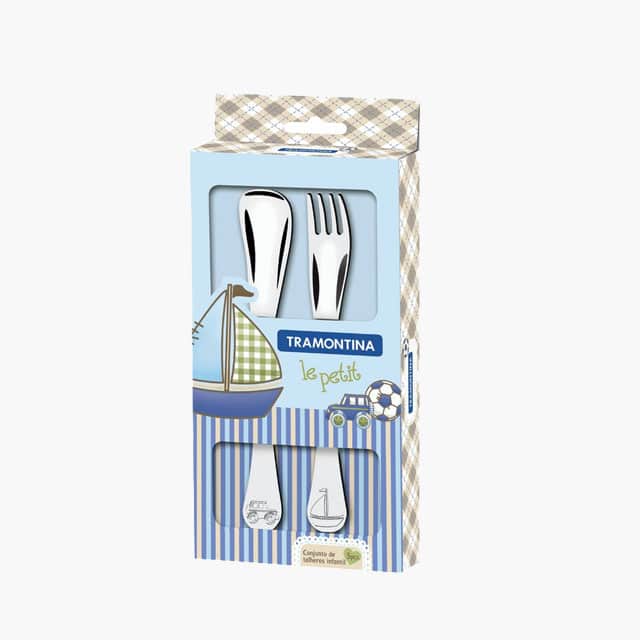2 Pcs Cutlery Child Set Le Peti