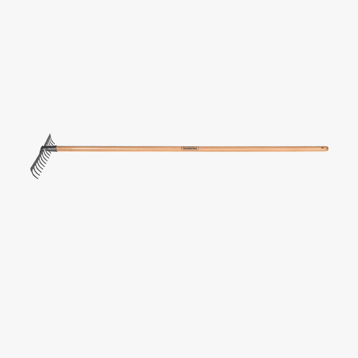 Tramontina 14 Teeth Light Curved Rake with 145cm Wood Handle ...