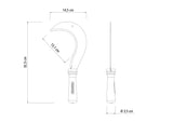 Tramontina Steel Soy Hook with Wood Handle