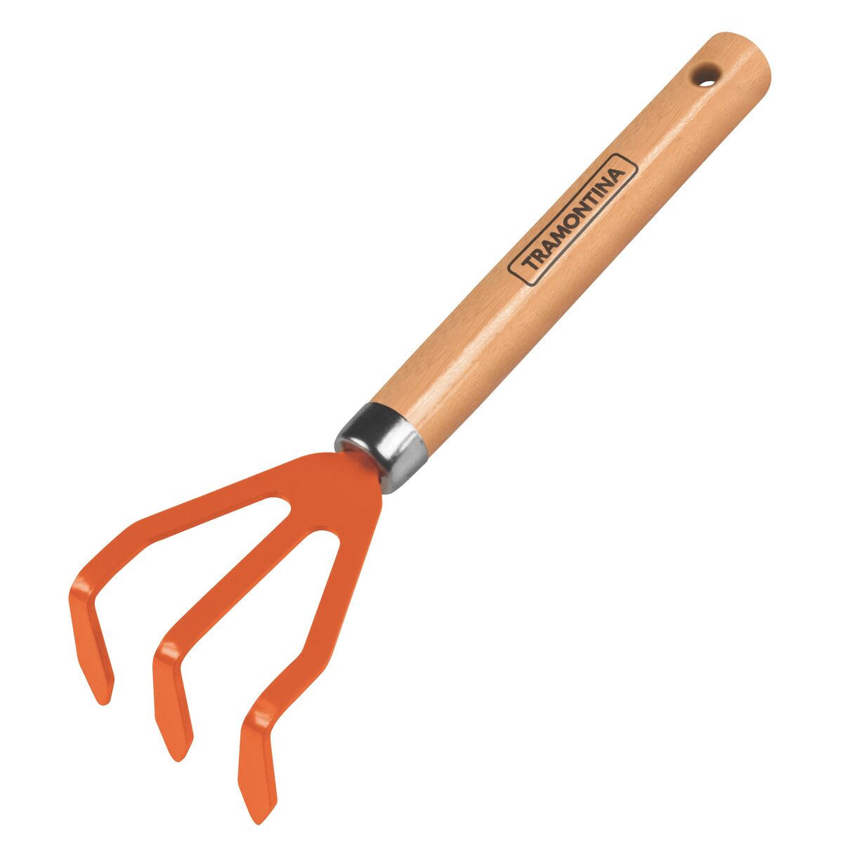 Tramontina 3 Teeth Cultivator with Wood Handle