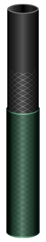 Tramontina 30m Flex Garden Hose in Green with 3-Layers PVC Fiber and Braided Polyester Cord