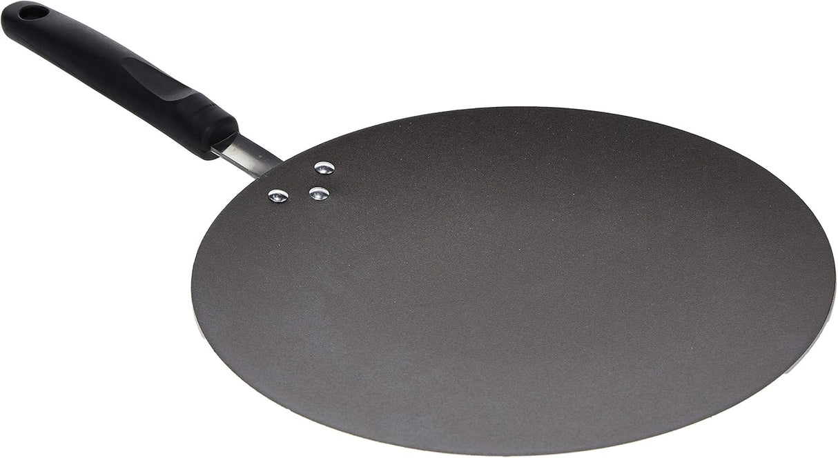 Tramontina Napoli 30cm Black Aluminum Nonstick Flat Tawa – Even Heat, Durable, Easy to Clean