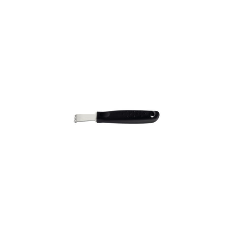 Tramontina Utilitá Stainless-Steel Zester with Black Polypropylene Handle