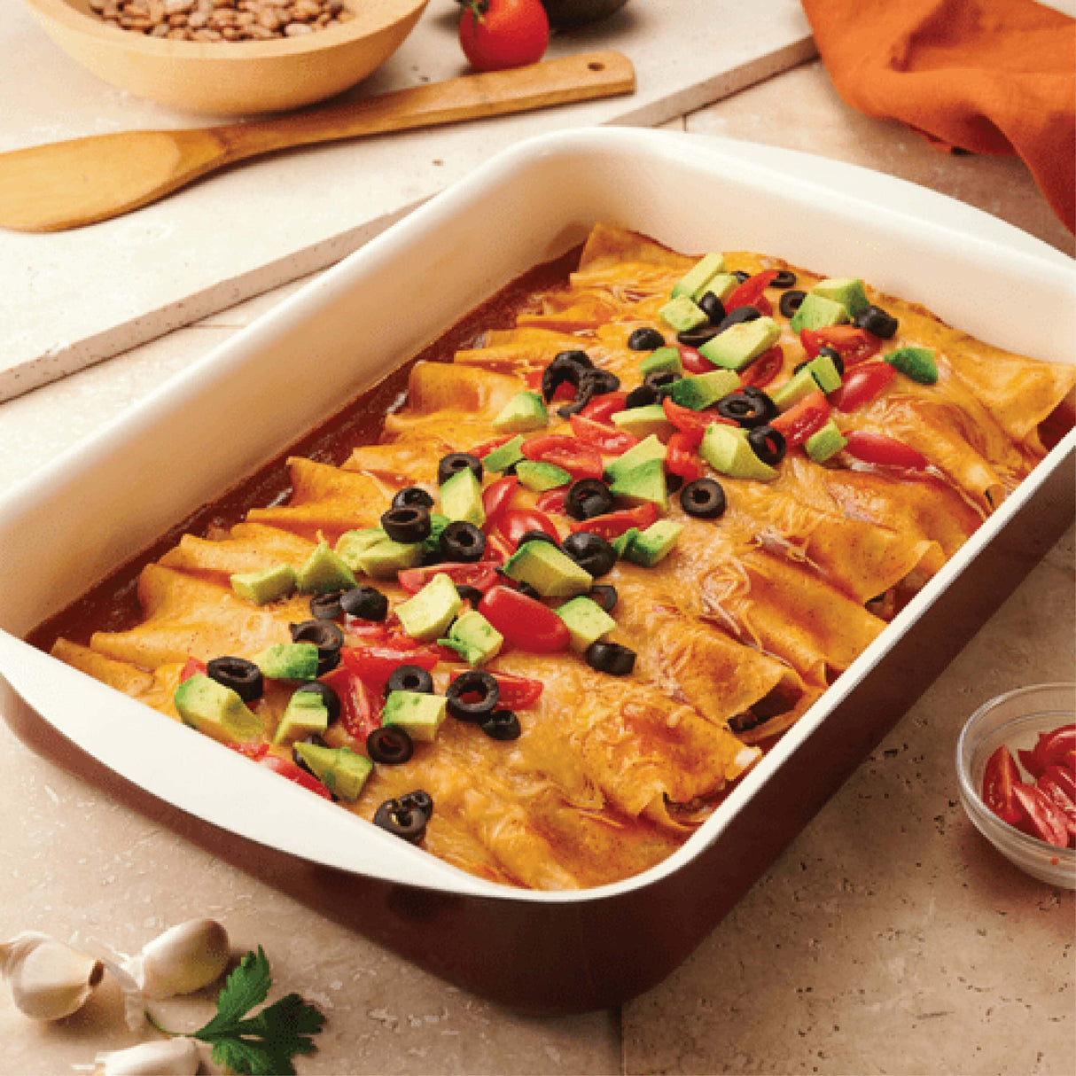Tramontina Brasil 34cm 4.9L Red Aluminum Deep Roasting Pan with Interior and Exterior Starflon Max PFOA Free Nonstick Coating