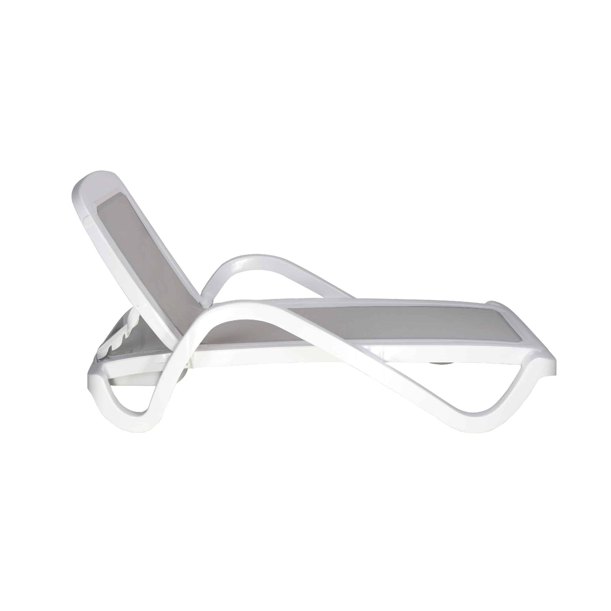 Tramontina Cancún White Polypropylene Sunlounger
