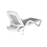 Tramontina Cancún White Polypropylene Sunlounger