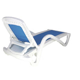 Tramontina Cancún Blue Polypropylene Sunlounger