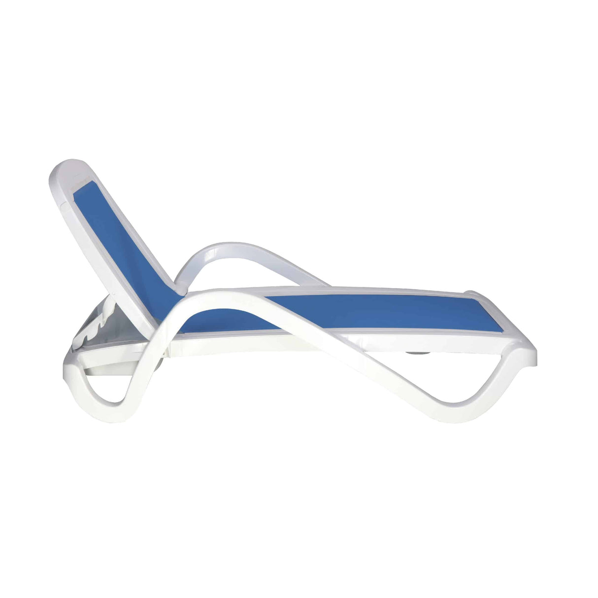 Tramontina Cancún Blue Polypropylene Sunlounger