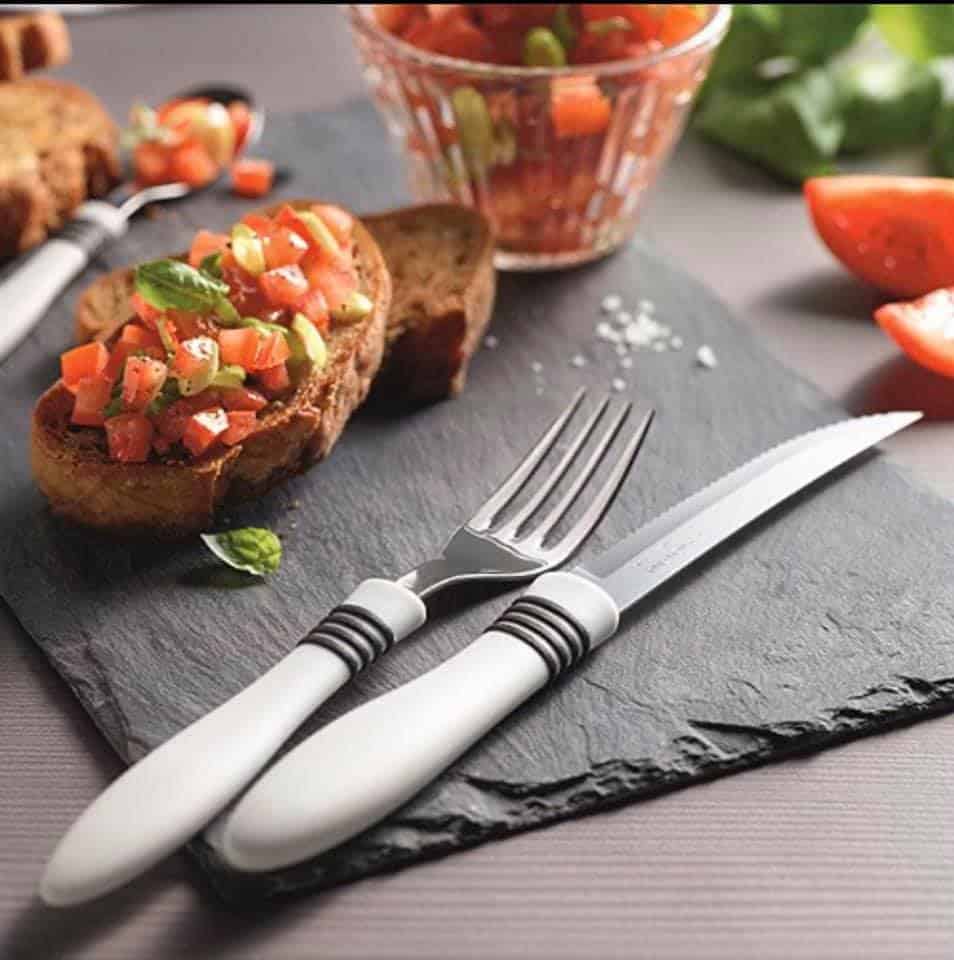 2 Pc. Steak Knives Set Cor &amp; Cor